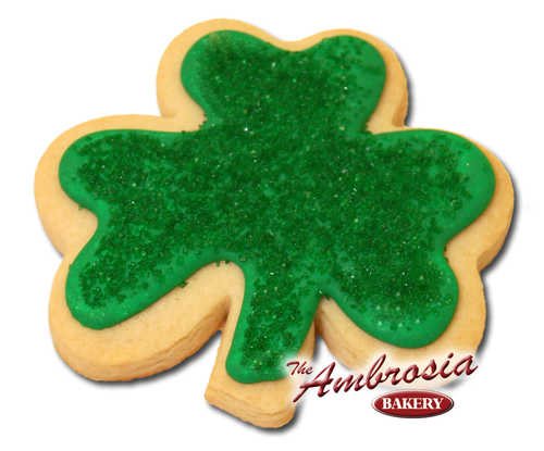 St. Patrick's Clover Cut-Out Cookie