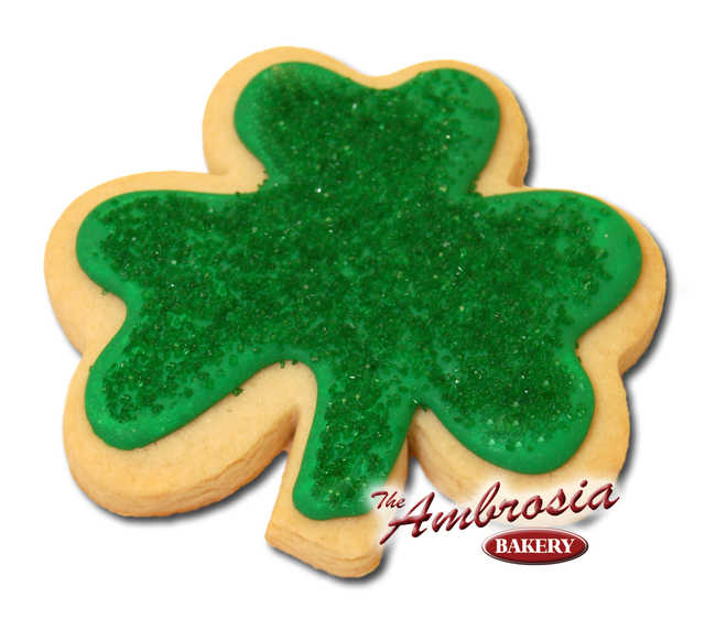 St. Patrick's Clover Cut-Out Cookie