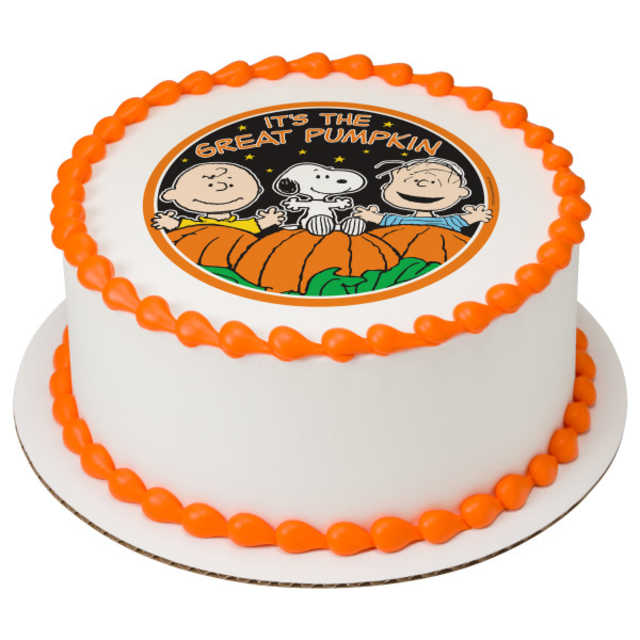 Peanuts® The Great Pumpkin PhotoCake® Image