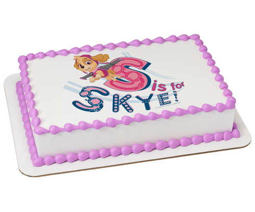 PAW Patrol S is for SKYE PhotoCake® Image