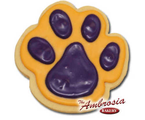 Tiger Paw Cut-Out Cookie