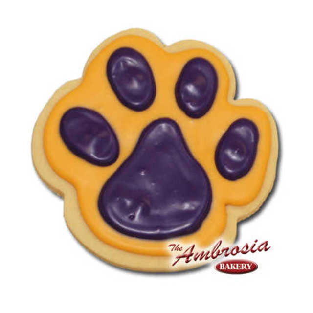 Tiger Paw Cut-Out Cookie