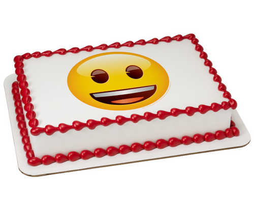 Emoji Smiley PhotoCake® Image