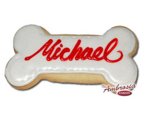 Dog Bone Cut-Out Cookie - Large