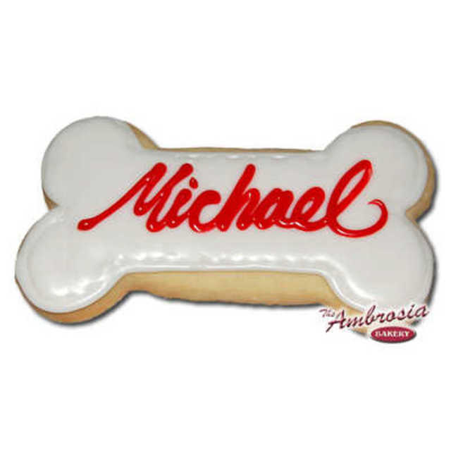 Dog Bone Cut-Out Cookie - Large