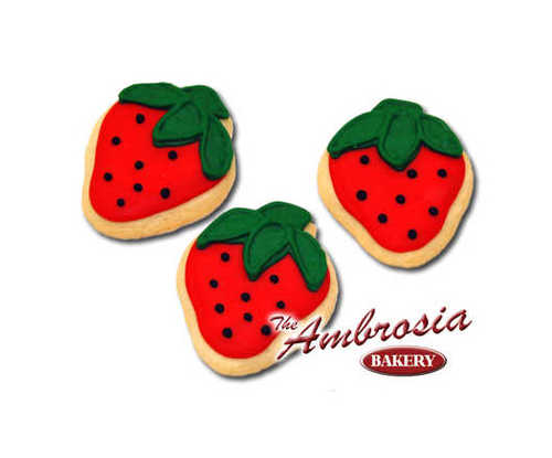 Strawberry Cut-Out Cookie