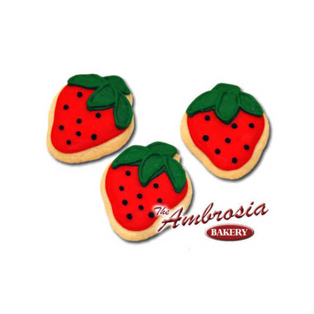Strawberry Cut-Out Cookie
