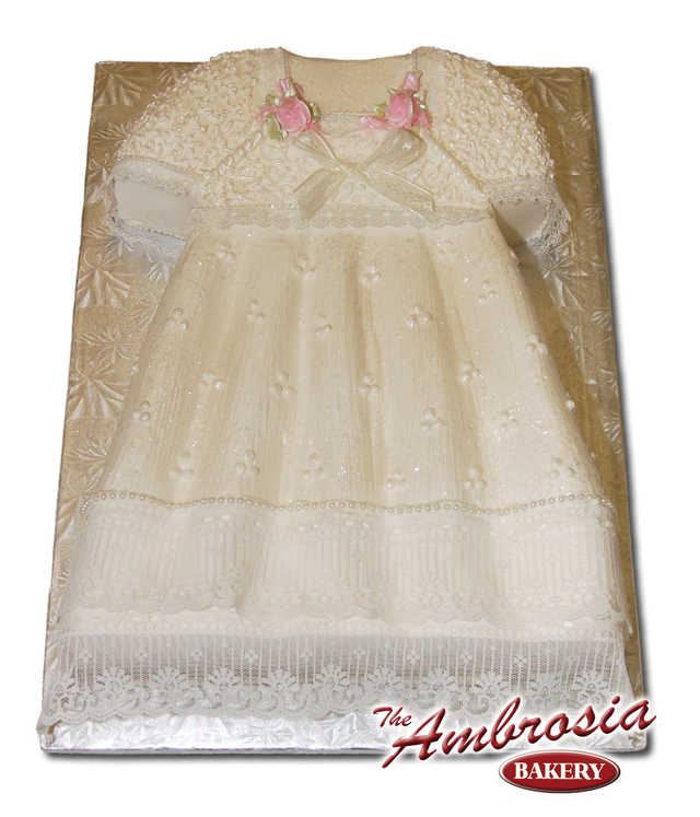 Buttercream Christening Gown