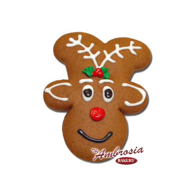 Rudolph "Gingerbread" Cut-Out Cookie