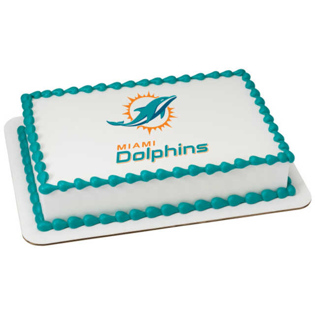 NFL - Miami Dolphins - Team PhotoCake® Edible Image®