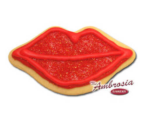 Hot Lips Cut-Out Cookie