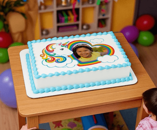 Magical Unicorn PhotoCake® Edible Image® Frame