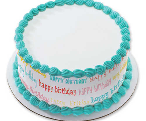 Birthday Blowout PhotoCake® Image Strips