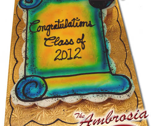 26 Cupcake Graduation Scroll