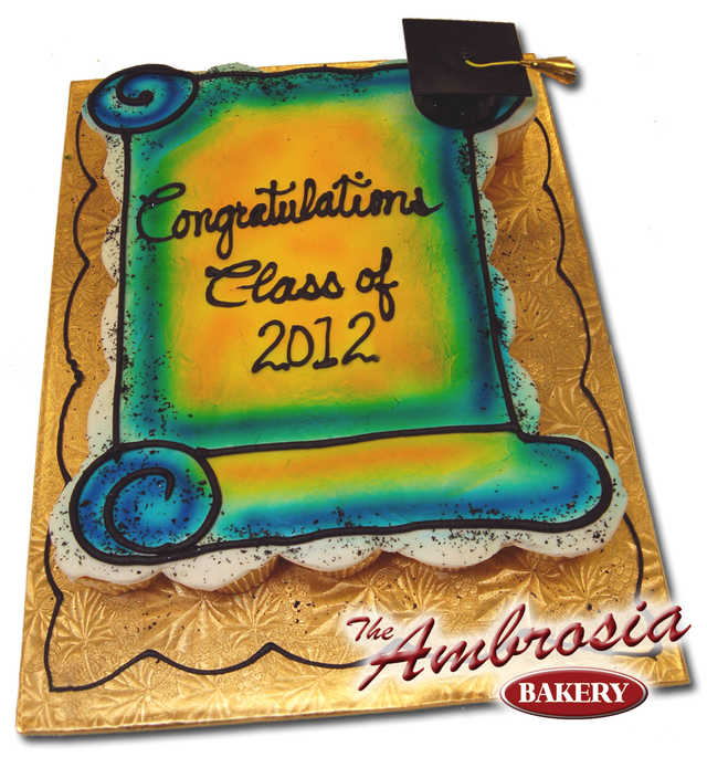 26 Cupcake Graduation Scroll