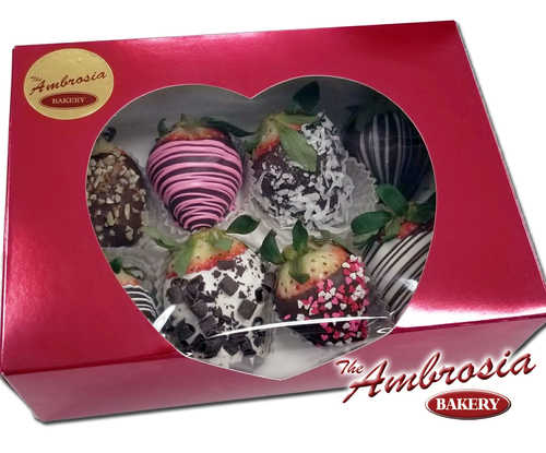 8 Assorted Chocolate Dipped Strawberries