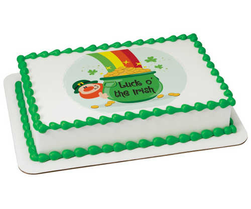 St. Patrick's - Luck O' the Irish PhotoCake® Image