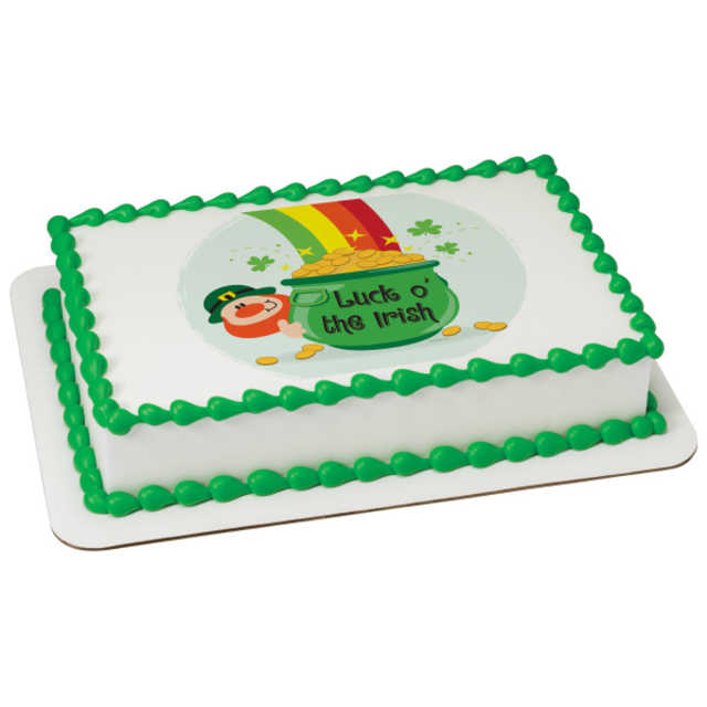St. Patrick's - Luck O' the Irish PhotoCake® Image