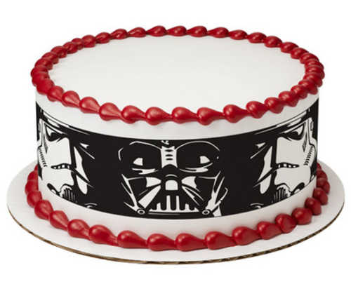 Star Wars Darth Vader & Stormtroopers PhotoCake® Image Strips