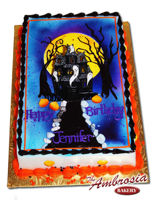 Haunted House Cake