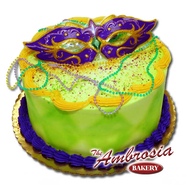 Mardi Gras Mask and Beads