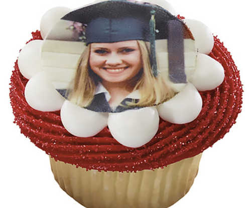 Graduation Photo Cupcakes (One Dozen)