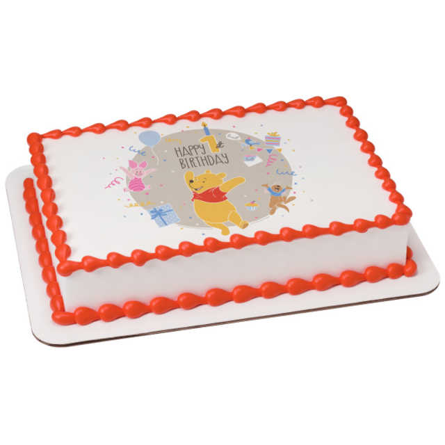 Disney - Winnie the Pooh Happy 1st Birthday PhotoCake®