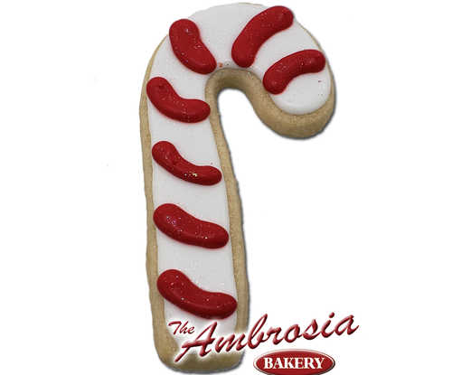 Candy Cane Cut-Out Cookie