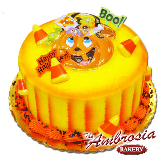 Halloween "Pumpkin Candy Corn" Pop Top