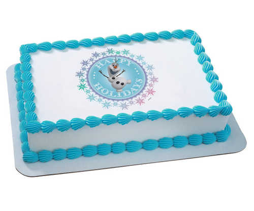 Disney FROZEN - Olaf Happy Holidays PhotoCake®