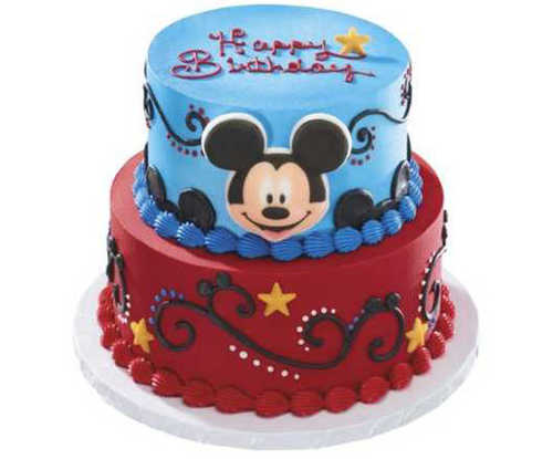 Disney's Mickey Mouse & Stars 2 Tier Cake