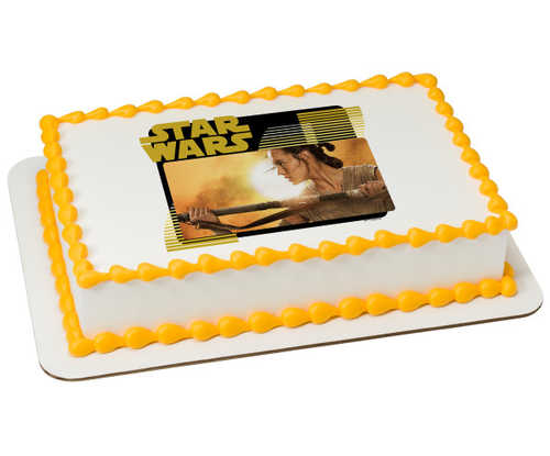 Disney - Star Wars™: The Force Awakens Rey PhotoCake® Image