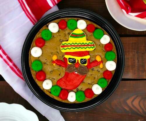 Chili Pepper Cookie Cake