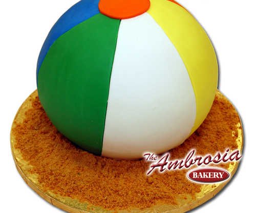 Fondant 3D Beach Ball