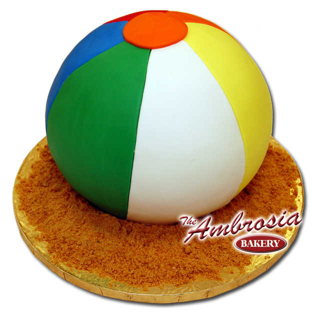 Fondant 3D Beach Ball