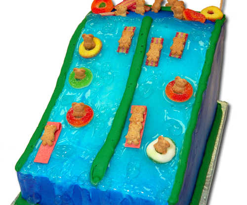 Waterslide Cake