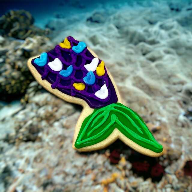 Mermaid Cutout Cookies (12)