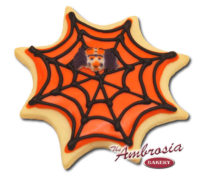 Spider Web Cut-Out Cookie