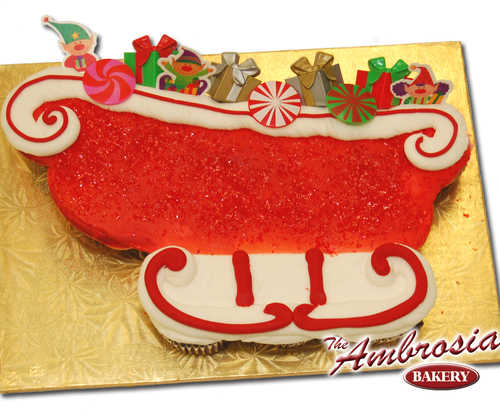 Santa's Sleigh (Dozen Cupcakes)