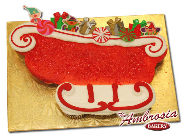 Santa's Sleigh (Dozen Cupcakes)