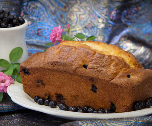 Blueberry Pound Cake