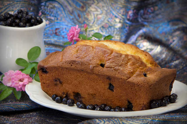 Blueberry Pound Cake