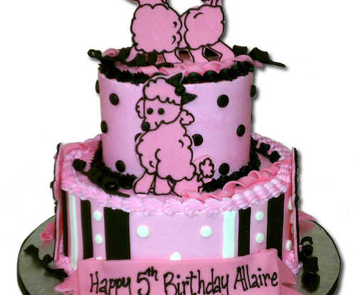 Ambrosia Poodle Cake