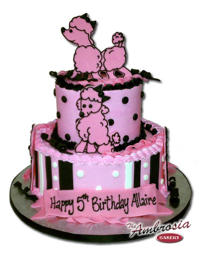 Ambrosia Poodle Cake