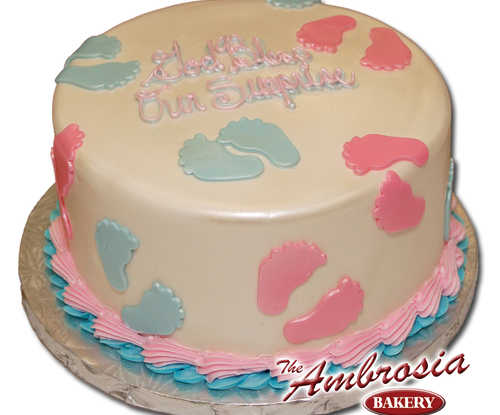 Fondant Baby Feet Reveal