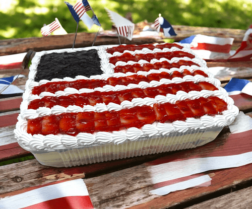 American Flag Trifle 1/4 Sheet