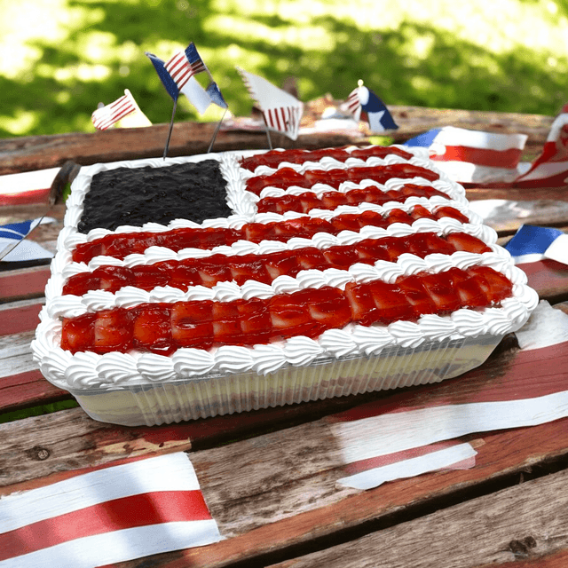American Flag Trifle 1/4 Sheet