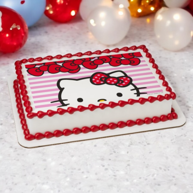 Hello Kitty® Big Smiles PhotoCake® Edible Image®