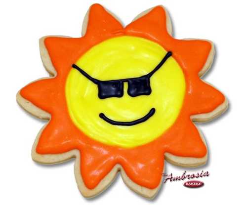 Sun Shades Cut-Out Cookie