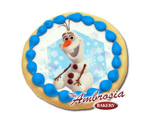 Disney FROZEN - Olaf in Snow Edible Image® Cookie